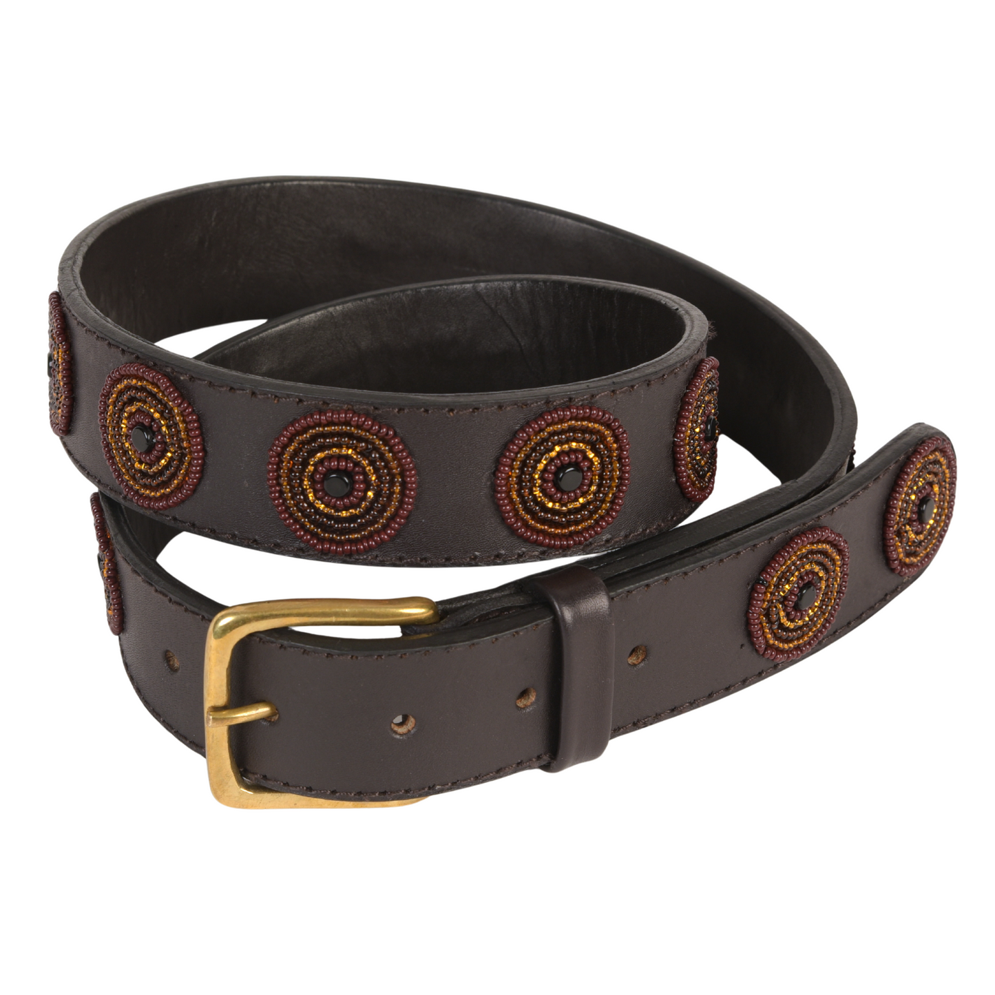 Maasai Discs Hand Beaded Belts (Unisex)