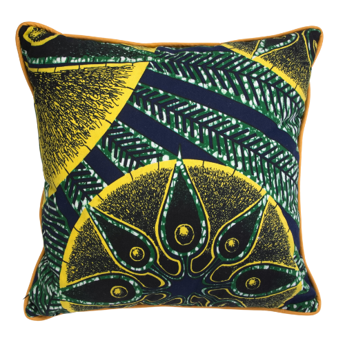 Kitenge 'African Print' Accent Pillow 18"X18"