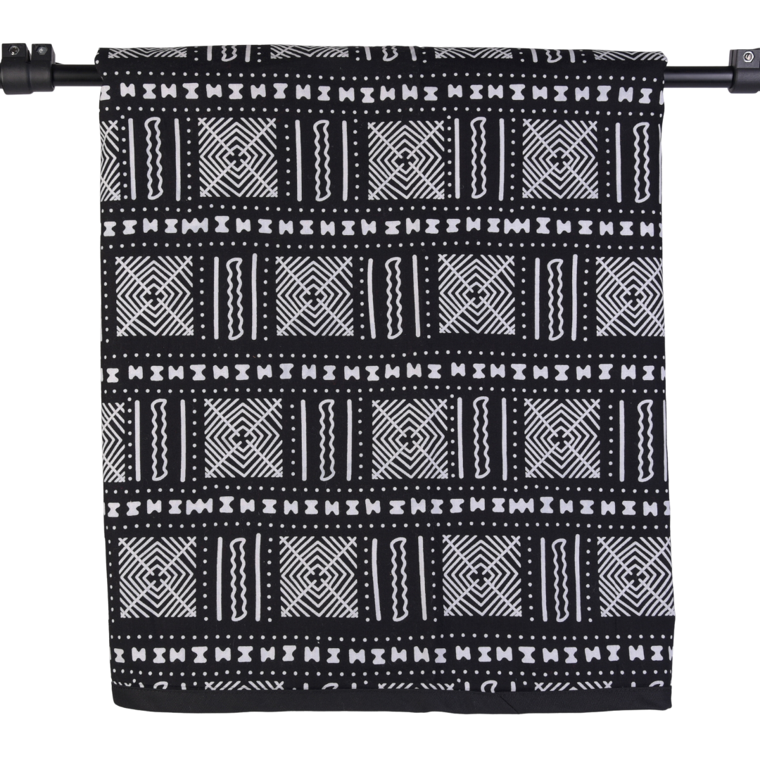 Kitenge 'African Print' Fleece-Lined Throw blankets
