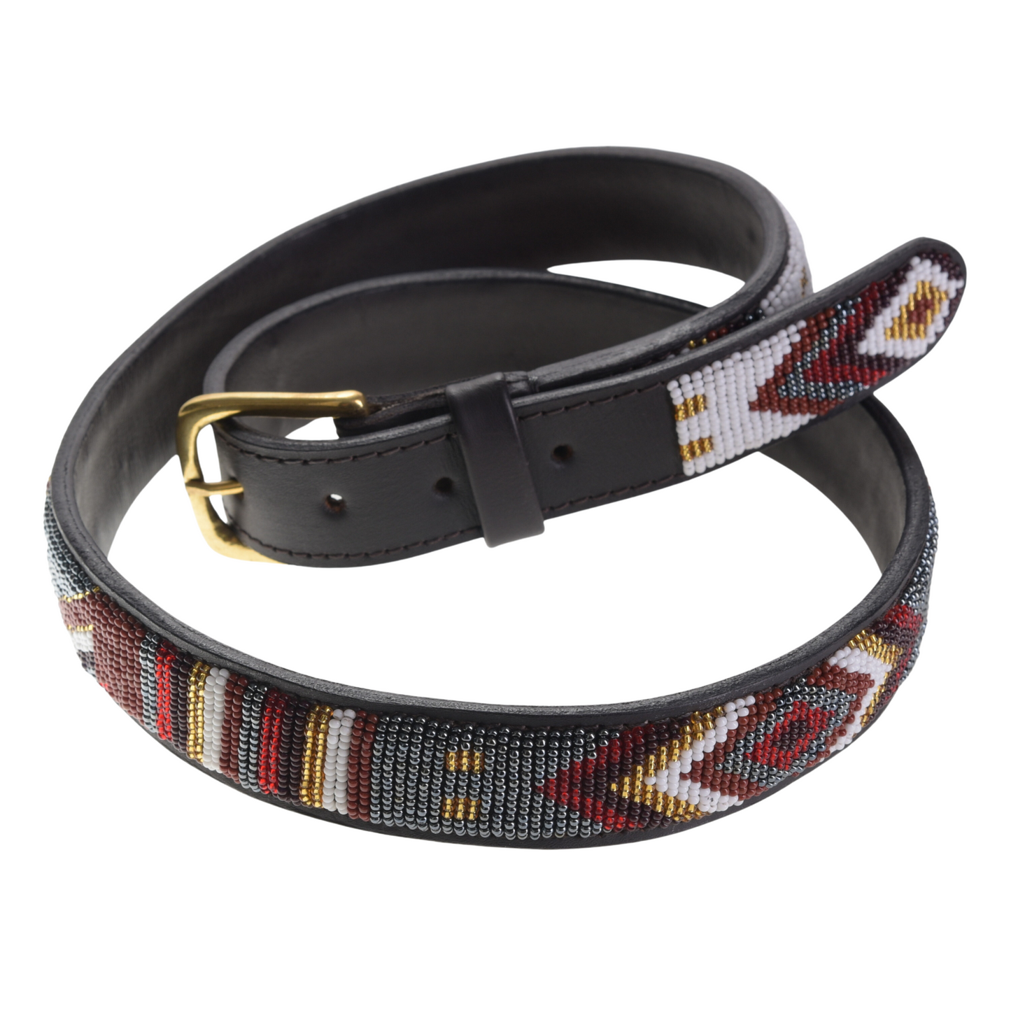 Maasai Hand Beaded Belts - Earth Tones (Unisex)